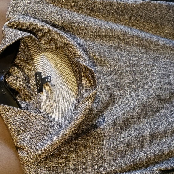 Talbot Gold Metallic Mock Neck Sweater Size 1X - NWT - Picture 1 of 8